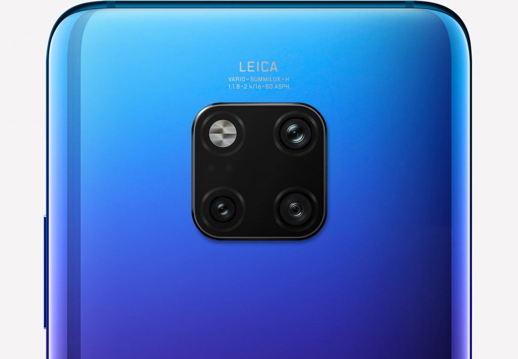 Huawei MATE 20 PRO - detail trojitého fotoaparátu Leica