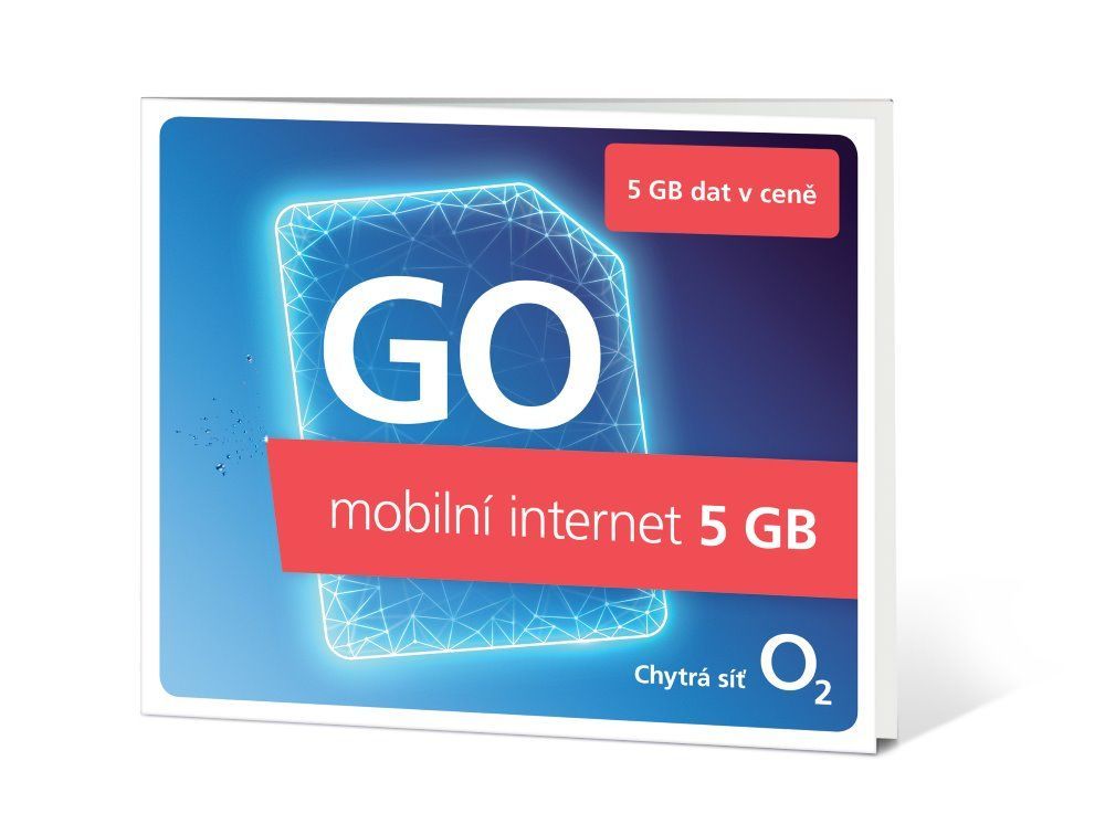 O2 GO mobilní Internet 5 GB