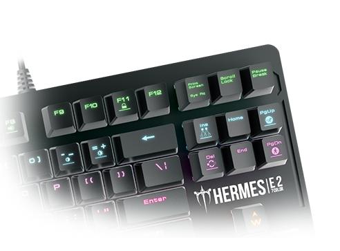 Herná klávesnica Gamdias Hermes E2