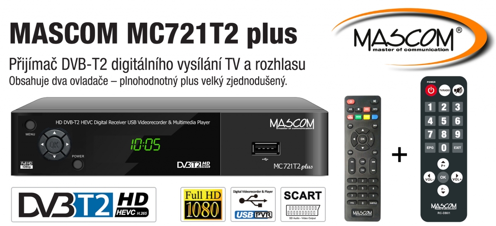 Set-top-box Mascom MC721PLUS