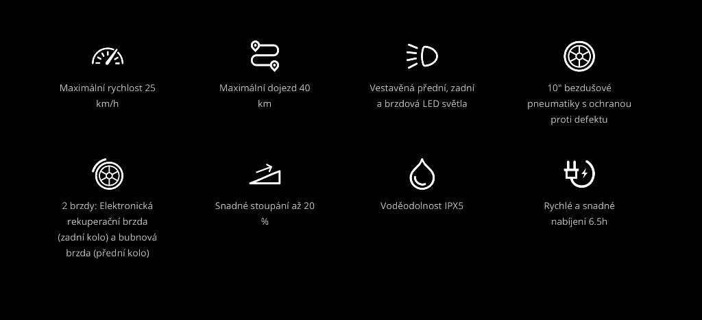 Elektrokolobežka Ninebot KickScooter MAX G30 LE