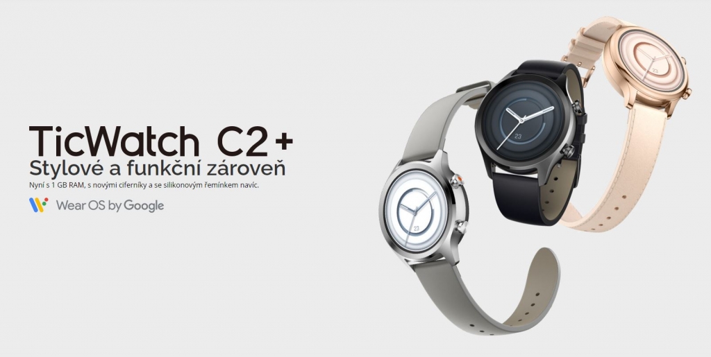 Chytré hodinky TicWatch C2 Plus