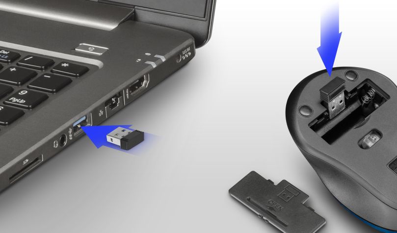 Miniatúrny USB prijímač