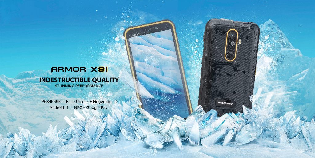 Odolný telefón Ulefone Armor X8i