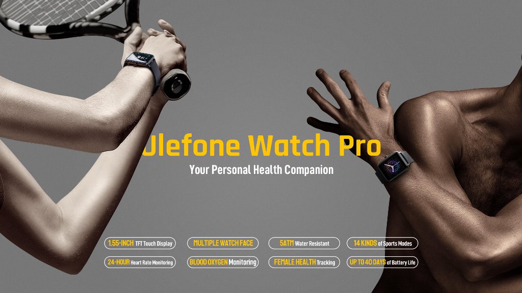Chytré hodinky UleFone Watch Pro