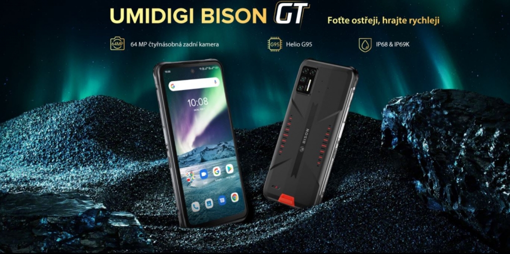 Odolný telefon Umidigi Bison GT