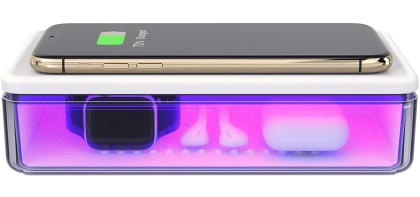 Multifunkční UV sterilizátor s bezdrátovou nabíječkou 15W