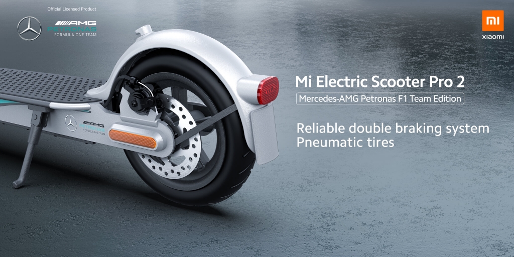 Elektrokoloběžka Xiaomi Mi Scooter Pre 2 Mercedes F1 Edícia