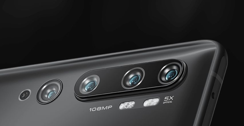 Xiaomi Mi Note 10 - detail 108MPx kamery