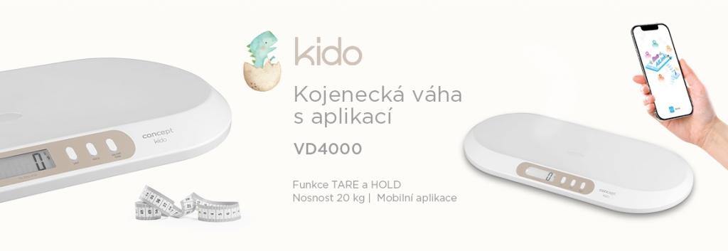 Digitální dětská váha Concept VD4000 KIDO