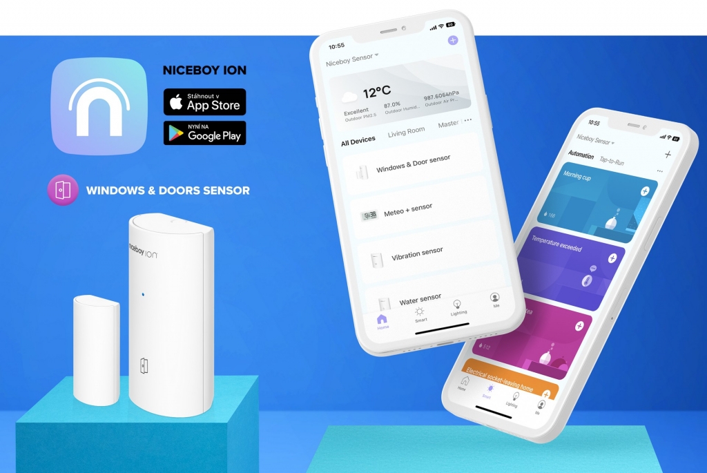 Senzor dverí a okien Niceboy ION ORBIS Windows & Door Sensor