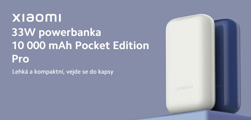 Powerbanka Xiaomi Pocket Edition Pro