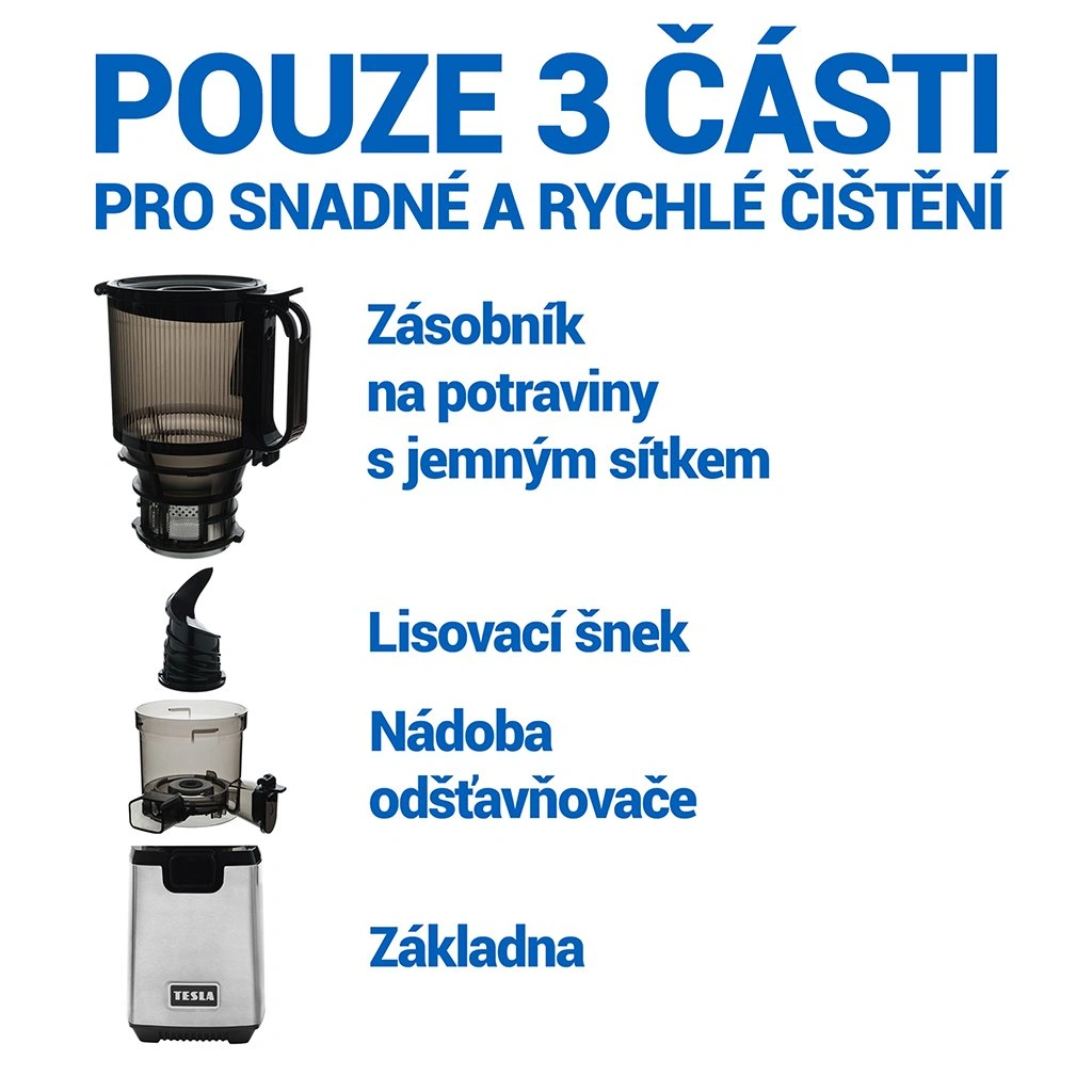 Snadné sestavení i čištění