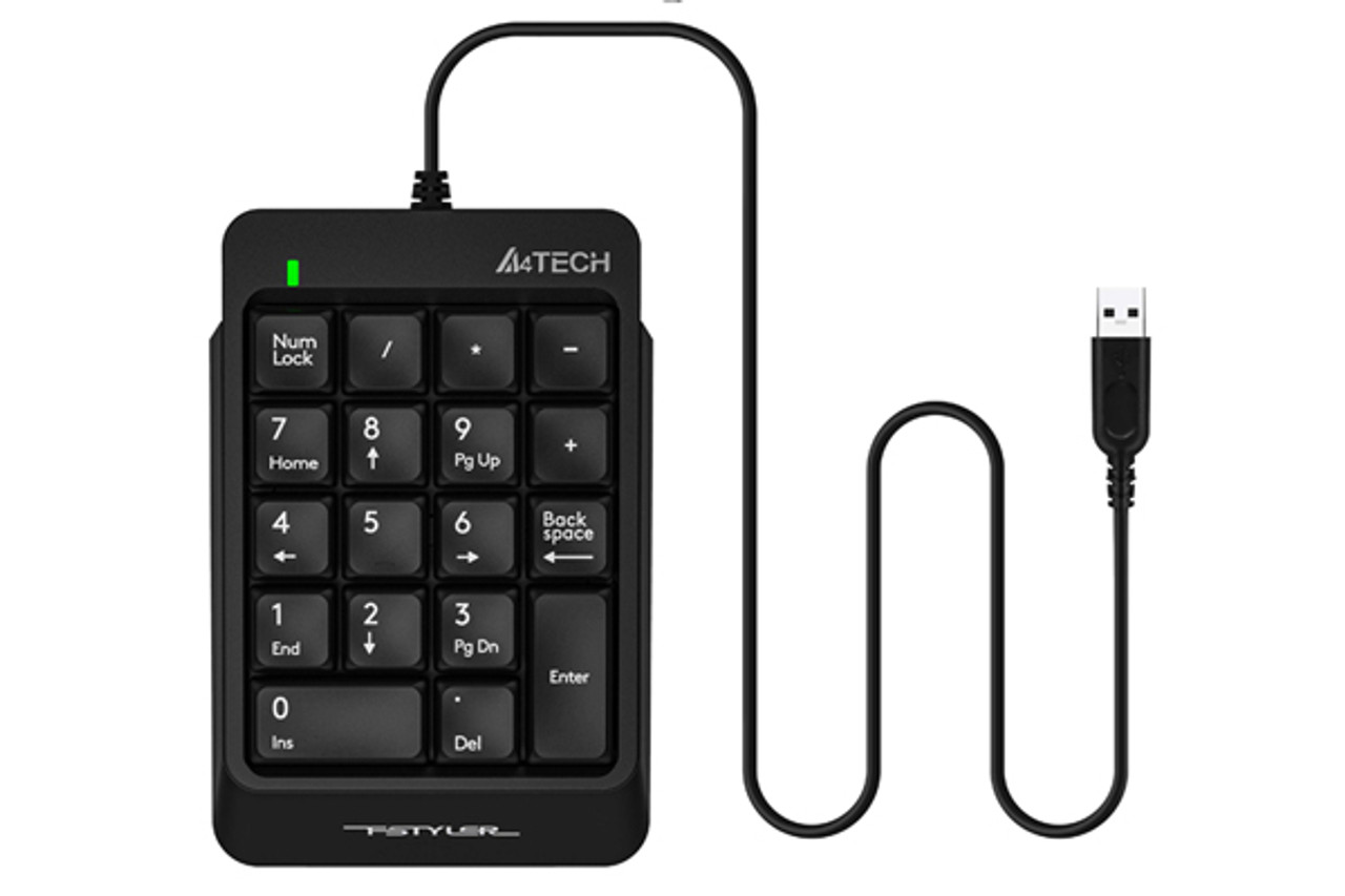 A4tech FK13P FStyler, numerická klávesnica, USB, čierna