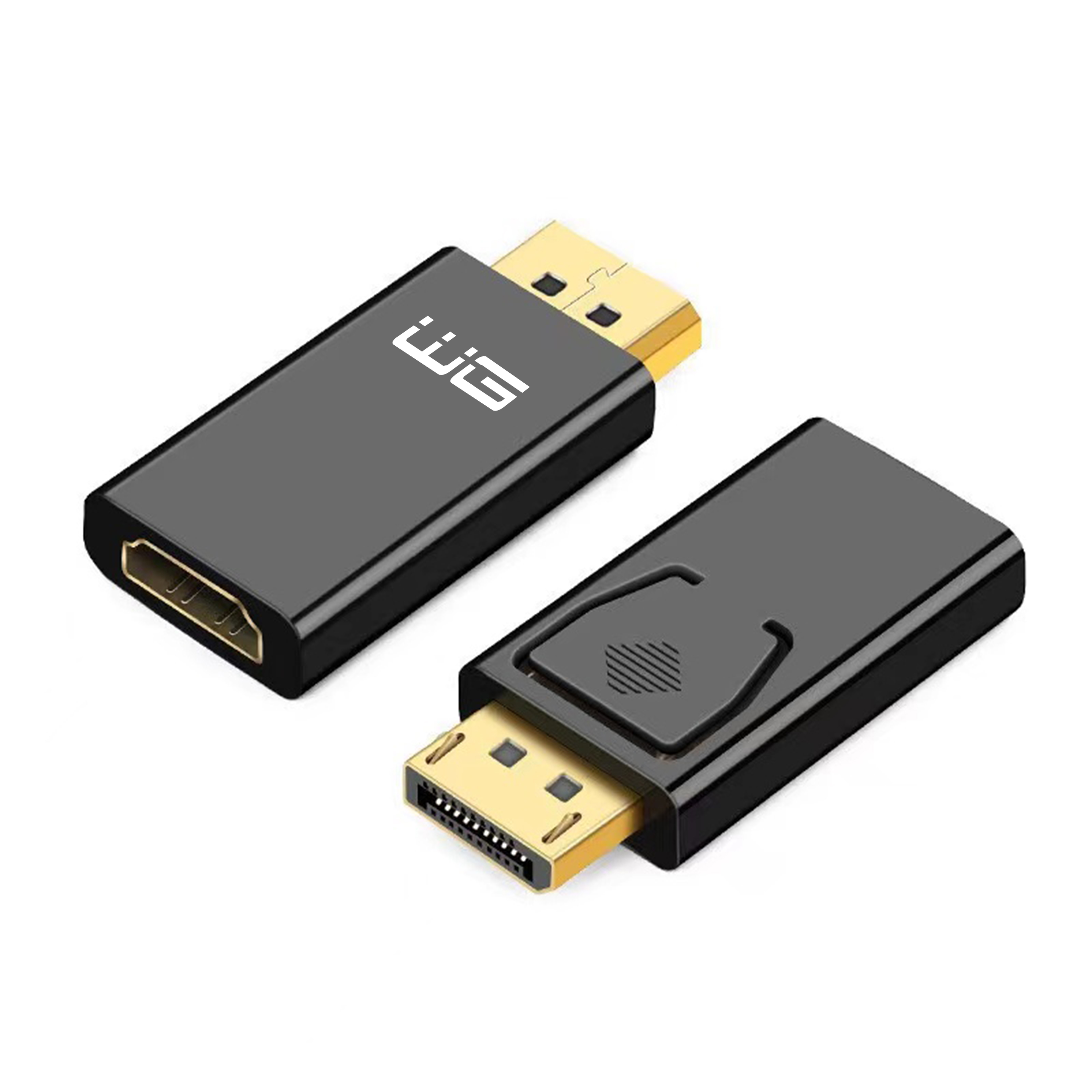 Redukcia WG Display port (male) na HDMI (female), čierna