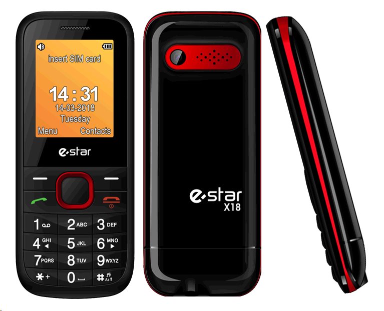 Mobilní telefon eSTAR X18