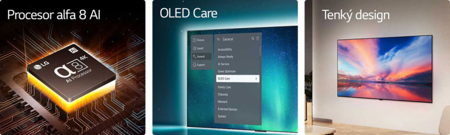 Čím LG OLED evo vyniká?