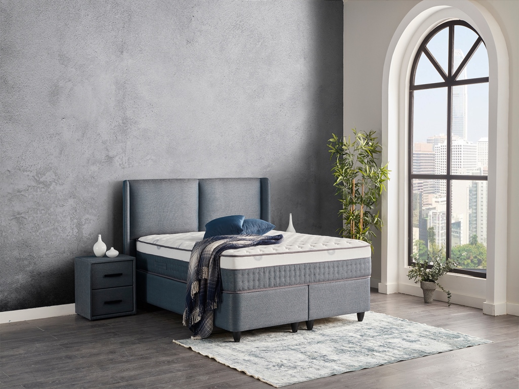 Čalouněná postel Deniz - spojení pohodlí a elegance