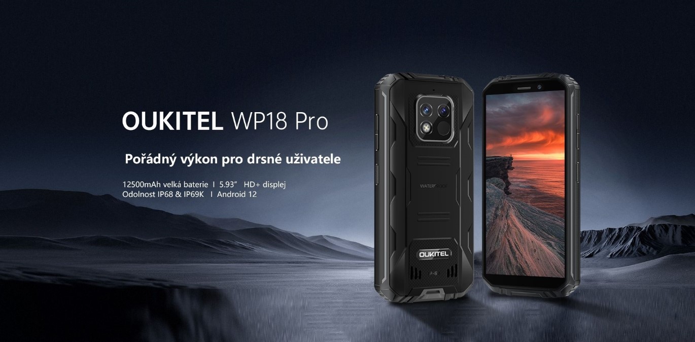 Odolný telefon Oukitel WP18 Pro