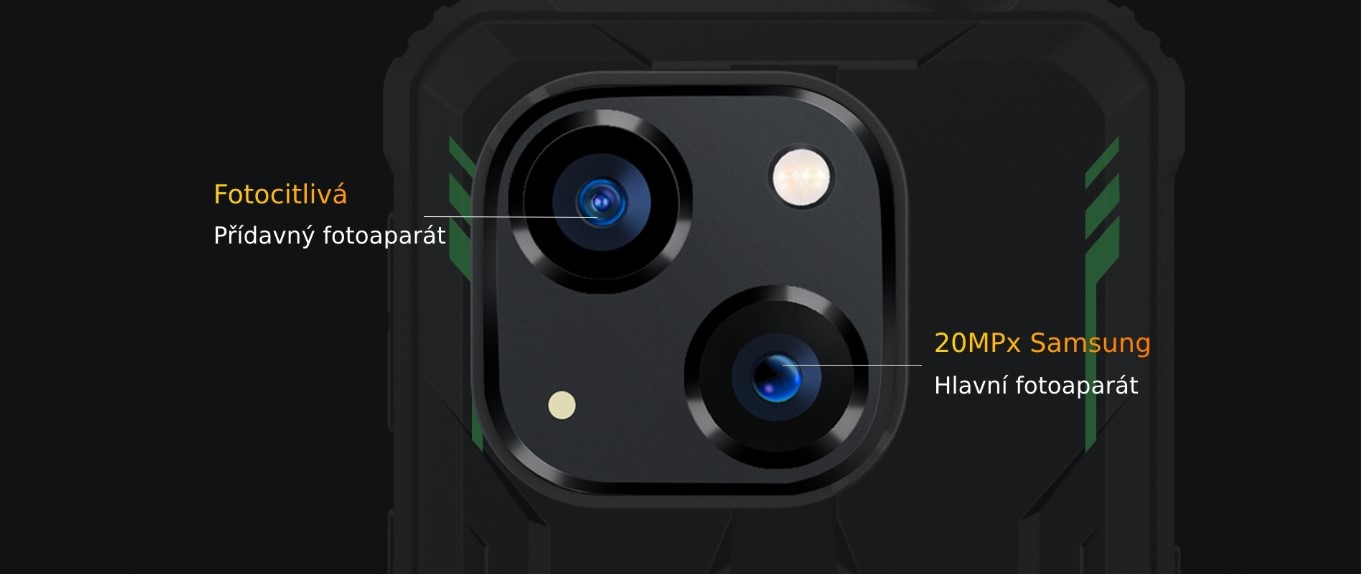 Dvojitý 20Mpx fotoaparát Samsung