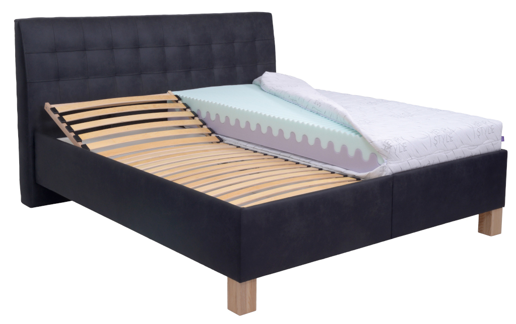 Čalouněná postel Victoria - řez matrace