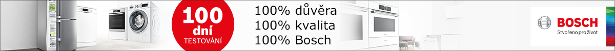 Získej 100 dní záruku vrácení peněz s novým spotřebičem Bosch