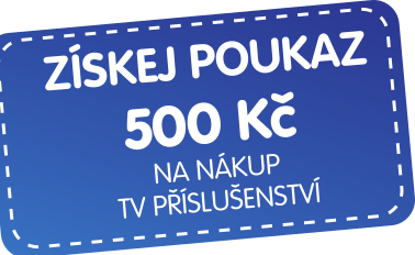 Získej poukaz 500 Kč na nákup TV příslušenství