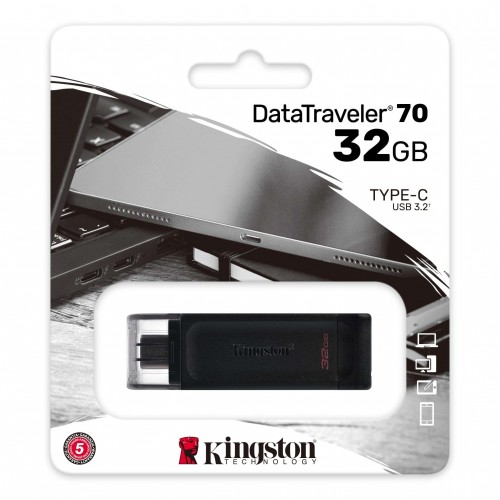 32GB Kingston DT70 USB-C 3.2 gen. 1 POUŽITÉ, NEOPOTŘEBENÉ ZBOŽÍ