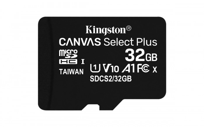 32GB microSDHC Kingston Canvas Select Plus  A1 CL10 100MB/s POUŽI