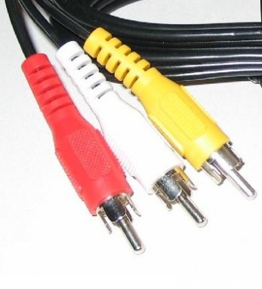 3xCINCH/3xCINCH kabel PremiumCord 2m