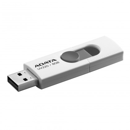 8GB ADATA UV220 USB white/gray