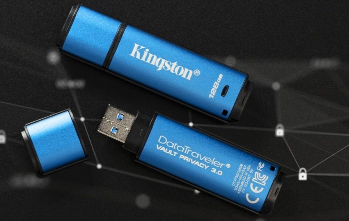 8GB Kingston DTVP30 USB 3.0 256bit AES Encrypted