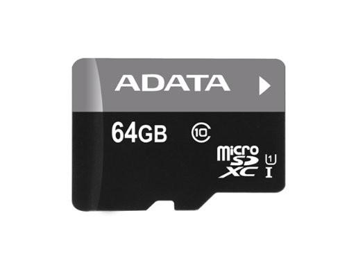 A-Data micro SDXC Premier 64GB UHS-I class 10 + adaptér ROZBALENO