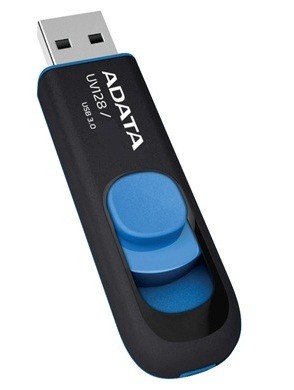 A-Data UV128 64GB, USB 3.0, černo-modrý POUŽITÉ, NEOPOTŘEBENÉ ZBO