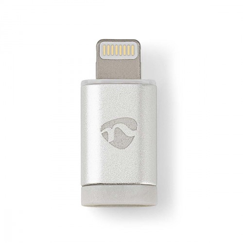 Adaptér Nedis Micro USB na Lightning, strieborná