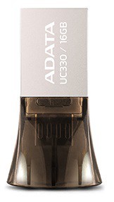 ADATA UC330 16GB, OTG (micro USB), kovová