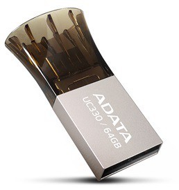 ADATA UC330 64GB, OTG (micro USB), kovová