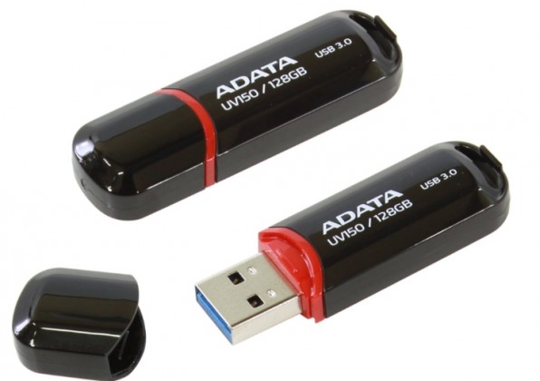 ADATA USB UV150 128GB black (USB 3.0)