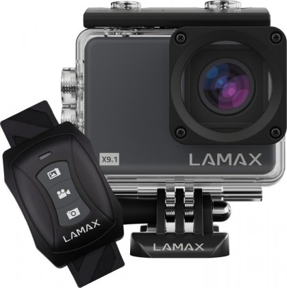 Akční kamera Lamax X9.1, 4K, 6ti osá stabilizace + příslušenství