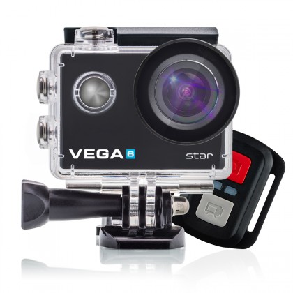 Akční kamera Niceboy Vega 6 STAR, 4K, optická stab. + přísl.