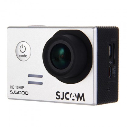 Akční kamera SJCAM SJ5000 + hromada příslušenství, bílá