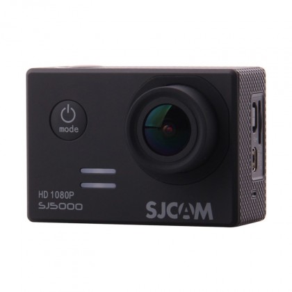 Akční kamera SJCAM SJ5000 + hromada příslušenství, černá