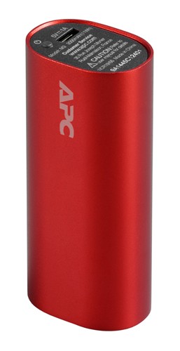 APC Mobile Power Pack, 3000mAh Li-ion cylinder, červený M3RD-EC