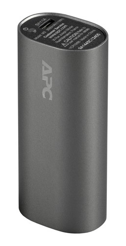 APC Mobile Power Pack, 3000mAh Li-ion cylinder, titanový M3TM-EC