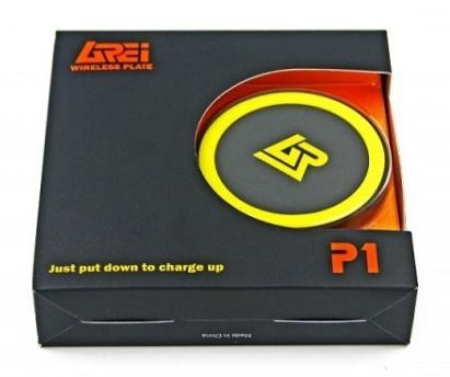 Apei Qi P1 Wireless Charging Pad (Black / Yellow)