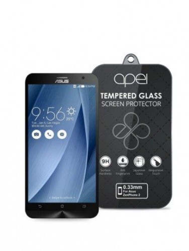 Apei Slim Round Glass Protector for Asus ZenFone 2 (0.3mm)
