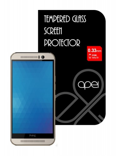 Apei Slim Round Glass Protector for HTC One M9 (0.3mm)