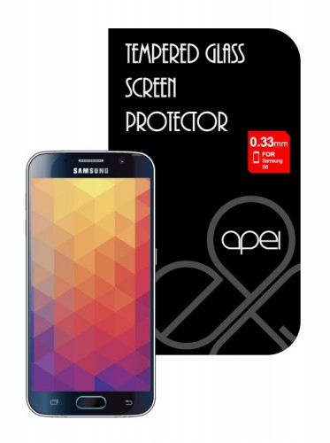 Apei Slim Round Glass Protector for Samsung S6 (0.3mm)
