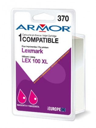 Armor náplň, Lexmark bi-pack (LEX100XL M) K10189R1