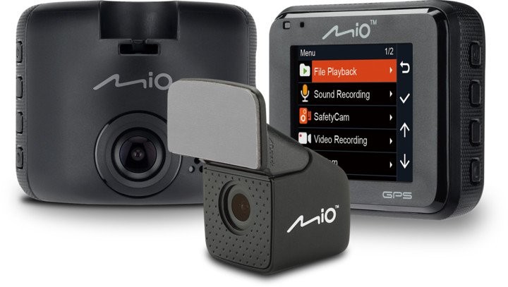 Autokamera Mio MiVue C380 DUAL, GPS, přední + zadní kamera